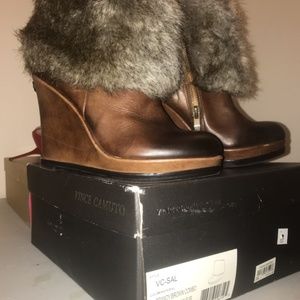 Vince Camuto Fur Booties